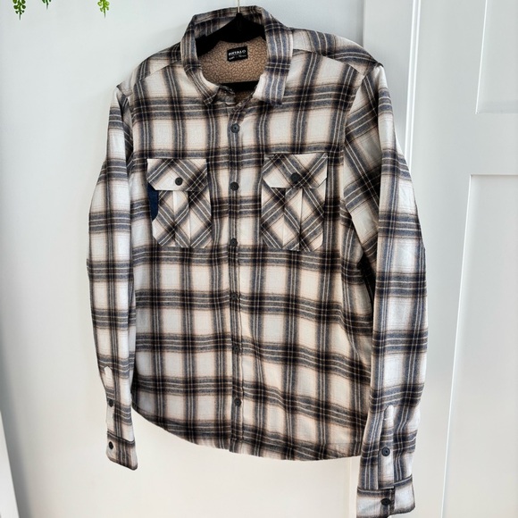 Buffalo David Bitton Mens Shirt Style Shacket Plaid Flannel Jacket X-Large - Picture 2 of 10